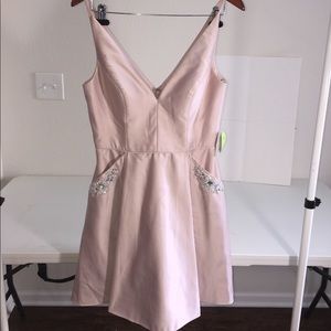 Blondi Nites light pink short homecoming dress